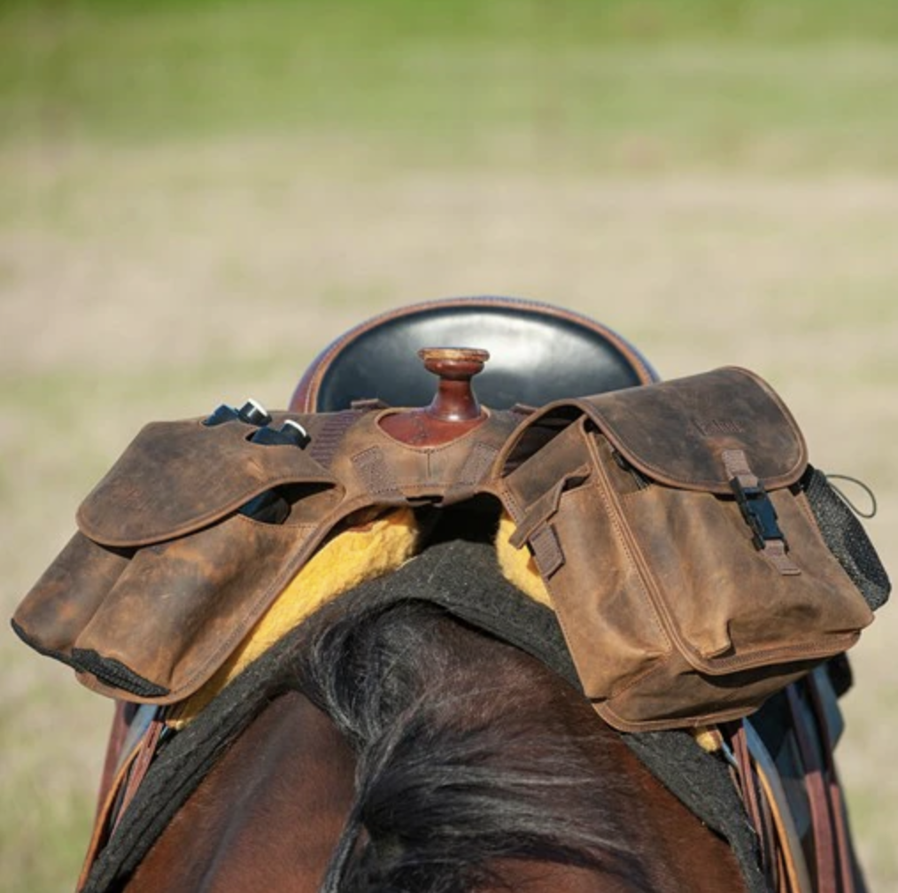 Cashel Saddle Bag Horn Bag Medium Distressed Leather HA Brands