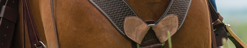 Pièces Harnais Cuir - Sangle De Remorqueur Pour Selle Western - Occasion US