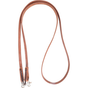 Cashel Harness Leather Roping Rein 5/8" with Tied Snap Ends